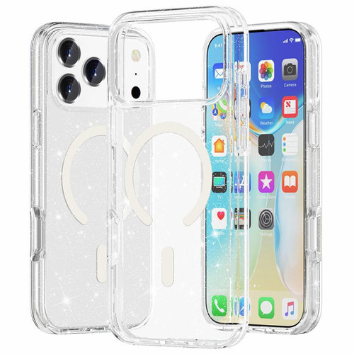 Crystal Glitter Fusion Case with MagSafe for iPhone 18 Pro Max and iPhone 17 Pro Max - Clear