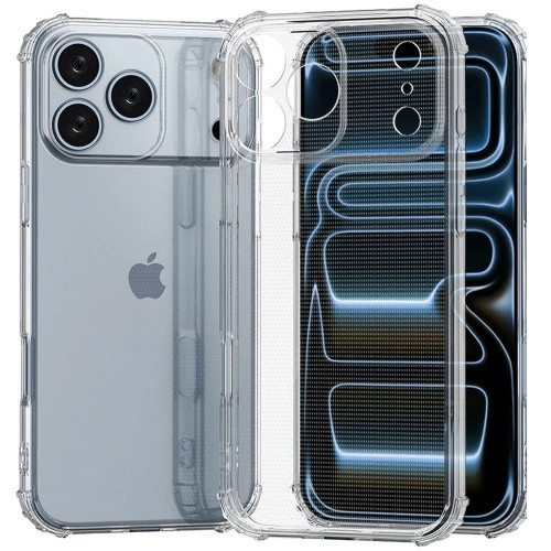 Corner Guard Transparent TPU Case for iPhone 18 Pro and iPhone 17 Pro - Clear