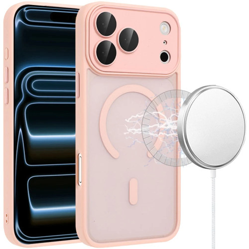Shade Series MagSafe Matte Hybrid Case for iPhone 18 Pro and iPhone 17 Pro - Pink