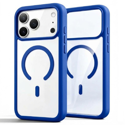 Acrylic Transparent Case with MagSafe for iPhone 18 Pro Max and iPhone 17 Pro Max - Blue