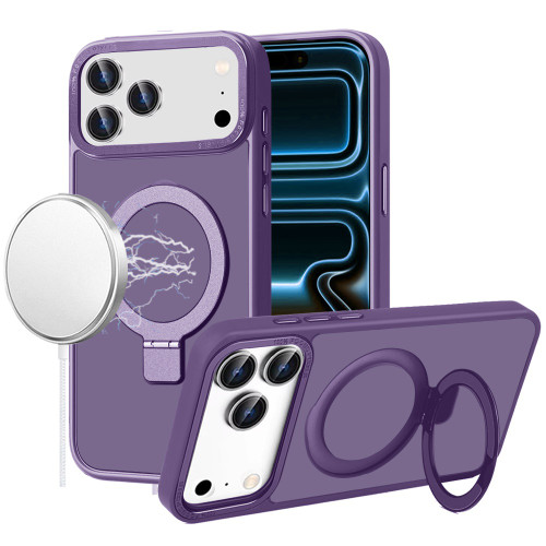 Shade Series MagSafe Case with Kickstand Ring Holder for iPhone 18 Pro Max and iPhone 17 Pro Max - Purple