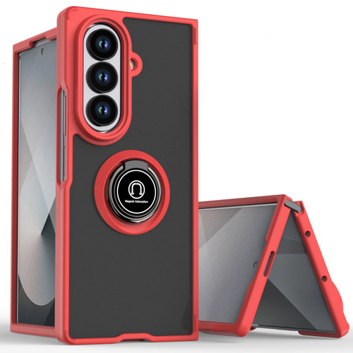 Aero Flex Ring Grip Case for Samsung Galaxy Z Fold 8 Ultra - Red