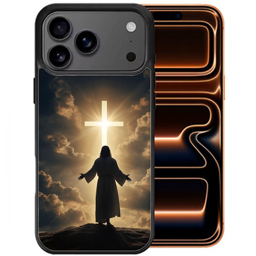 Sublimation Printing Designer Series Case for iPhone 18 Pro Max and iPhone 17 Pro Max - Jesus Christ Holy Cross