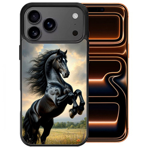 Sublimation Printing Designer Series Case for iPhone 18 Pro and iPhone 17 Pro - Mustang Horse