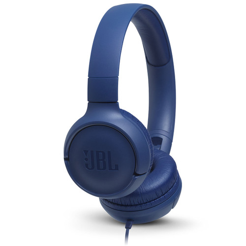 JBL Tune 500 Wired On-Ear Headphones - Blue