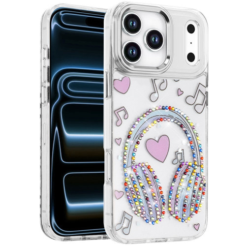 Designer Series Epoxy Diamond Hybrid Case for iPhone 18 Pro Max and iPhone 17 Pro Max