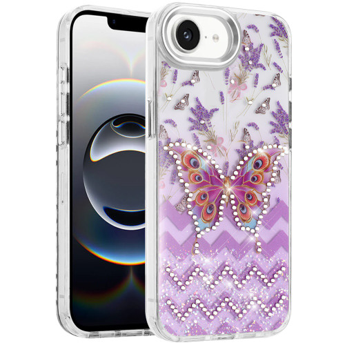Designer Series Epoxy Diamond Hybrid Case for iPhone 17e / 16e
