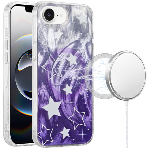 Mood Series MagSafe Hybrid Case for iPhone 17e / 16e - Wave Stars