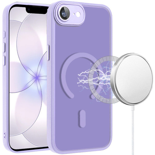 Shade Series MagSafe Matte Hybrid Case for iPhone 17e / 16e - Light Purple