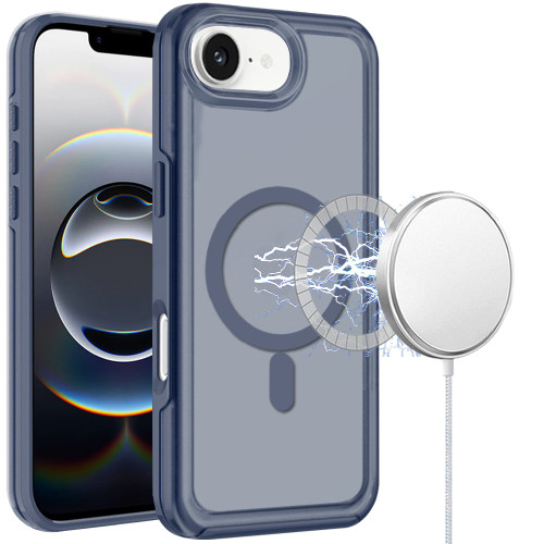 Candy Series Hybrid Case with MagSafe for iPhone 17e / 16e - Blue