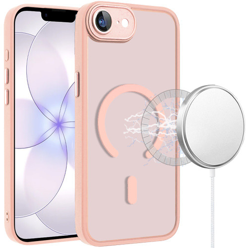 Shade Series MagSafe Matte Hybrid Case for iPhone 17e / 16e - Pink