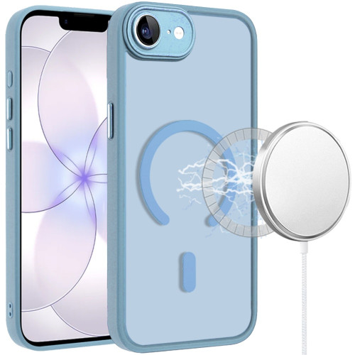 Shade Series MagSafe Matte Hybrid Case for iPhone 17e / 16e - Light Blue