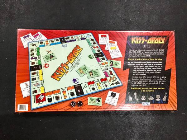 KISSopoly Monopoly KISS Game