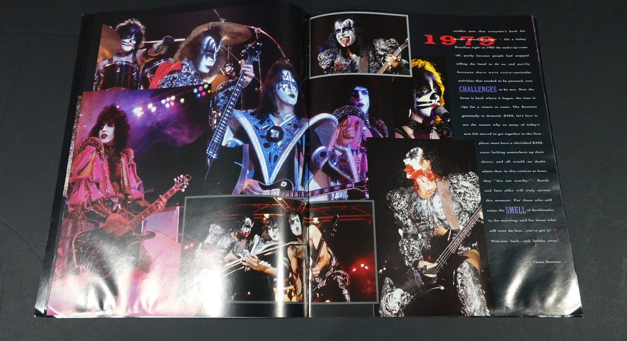 KISS 96-97 Alive Worldwide Tour KISS Reunion Program Tourbook