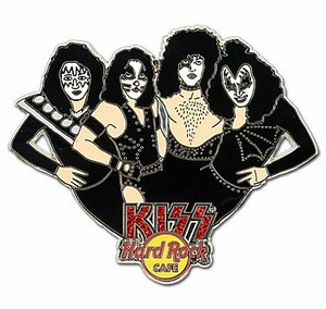 KISS Hard Rock Cafe Pin HILT 2006
