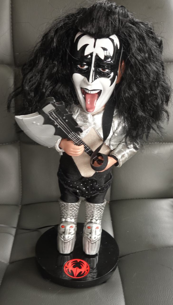 KISS Gene Simmons Soundalike Animated Singing Doll Figure