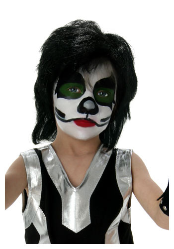 Parrucca Bambino Rubie's The Catman KISS &ndash; Costume Music &ndash; Sigillata #51568