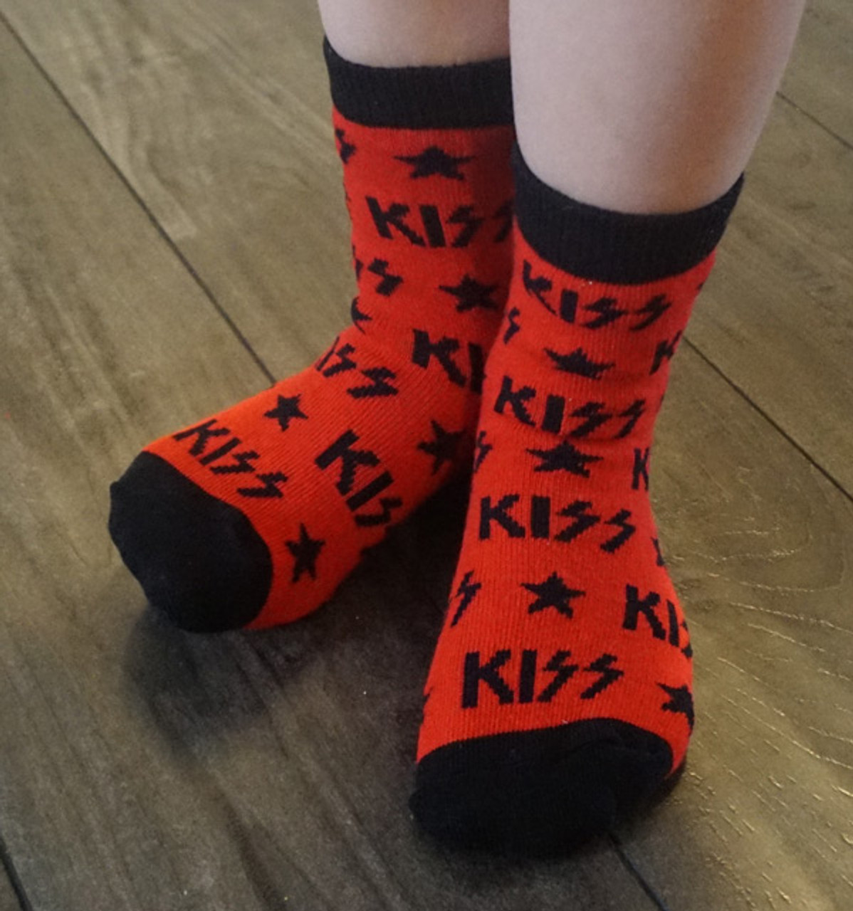 red toddler socks