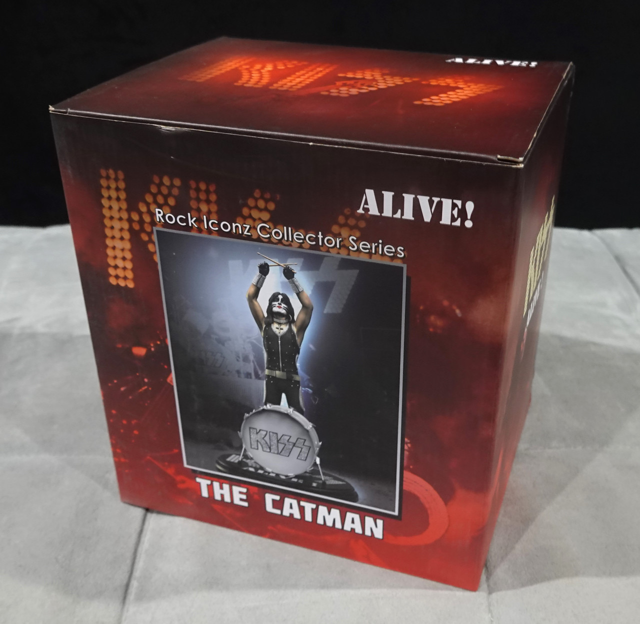 Statue KISS Catman Peter Criss 23 Cm – Rock Iconz KNUCKLEBONZ Collection