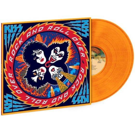 KISS Rock And Roll Over Orange Vinyl LP Limited