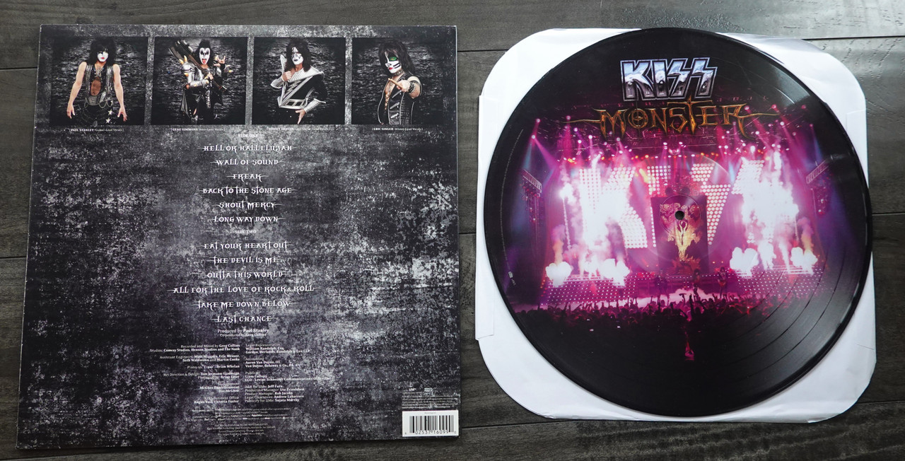 Eric Singer and Tommy Thayer SIGNED Monster Picture Disc LP