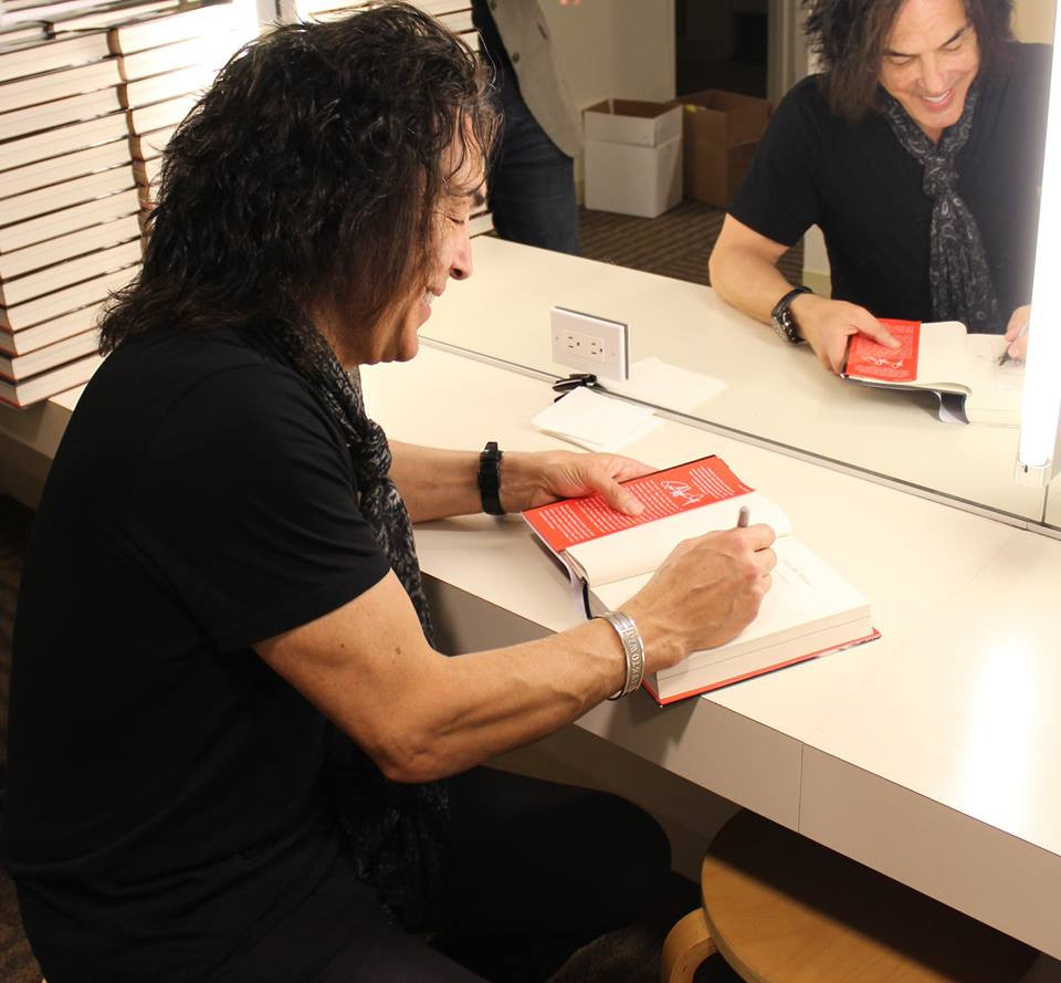 KISS Signed Black Paul Stanley Face the Music Hardcover Book