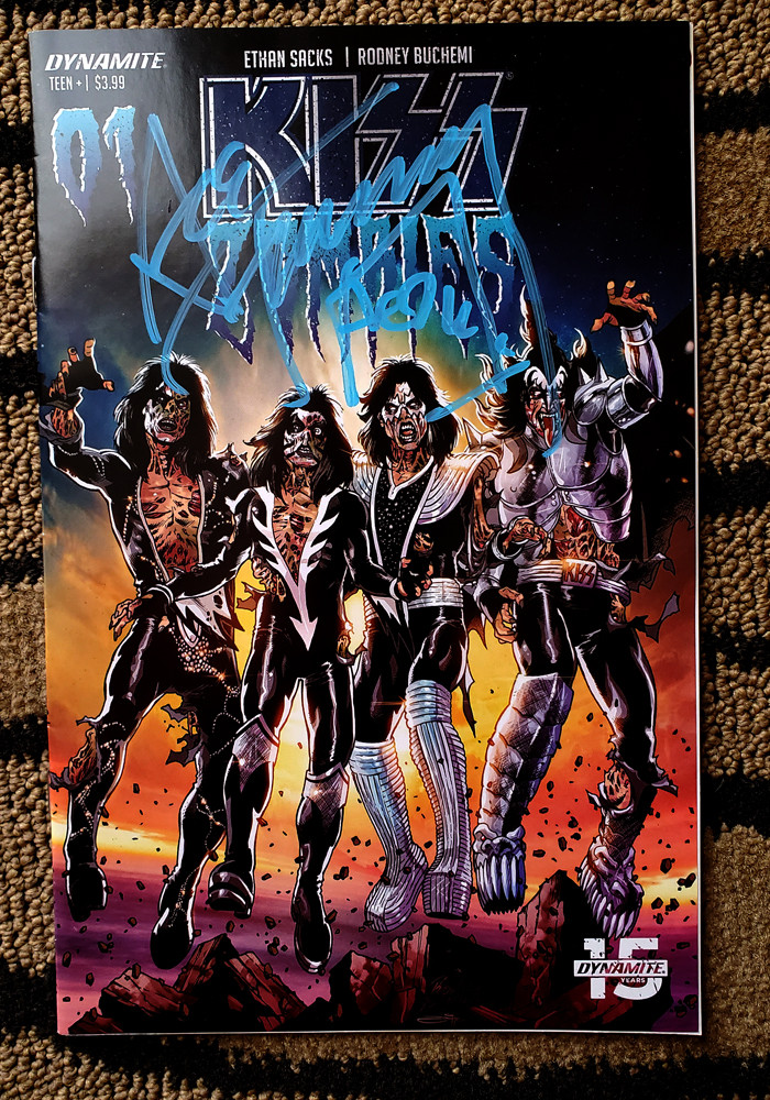 KISS Zombies Issue 1 Destroyer Variant Cover Comic SIGNED by Ace