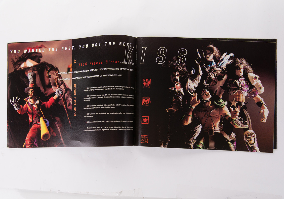 McFarlane Toys Catalog 1998 KISS