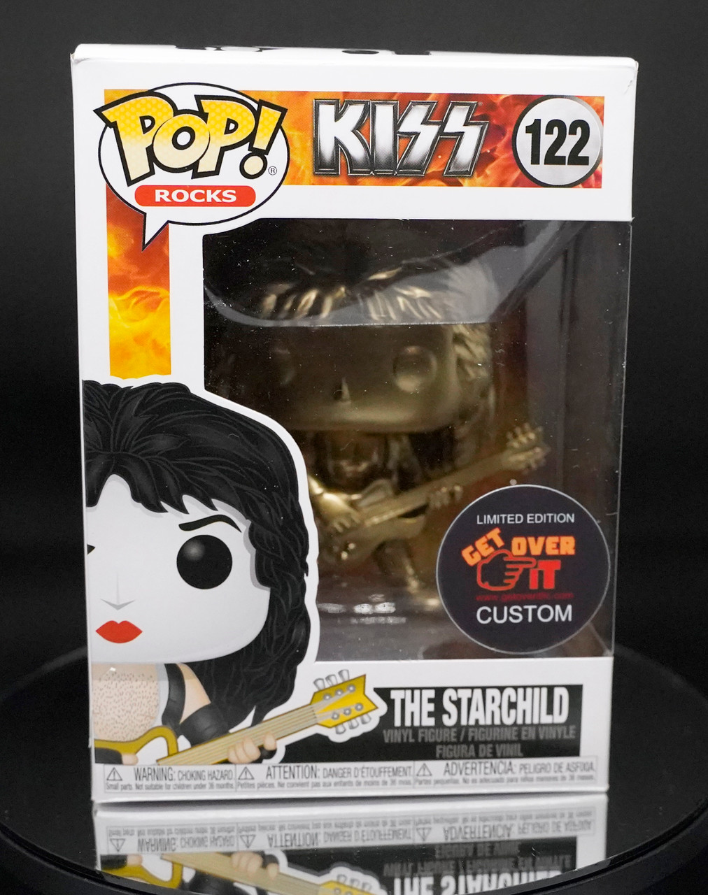 Funko Pop! KISS The Starchild Vinyl Figure GOLD Custom