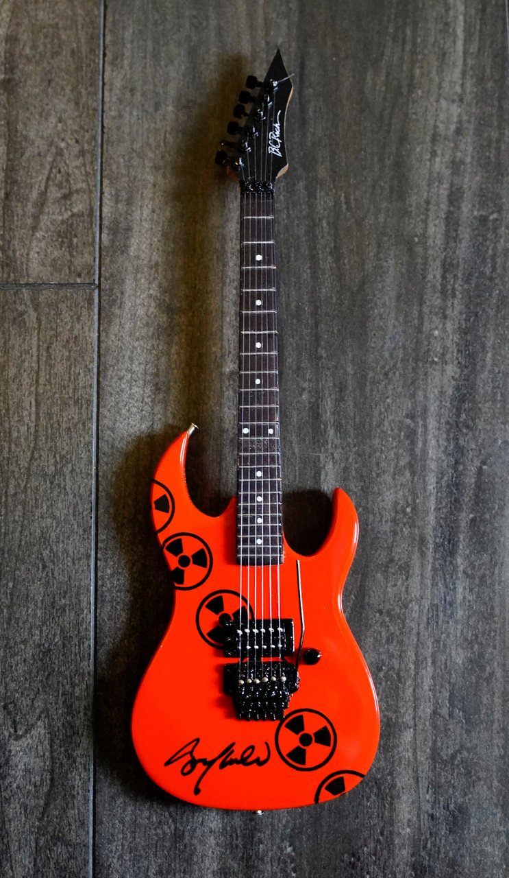 Bruce Kulick Signed Radioactive Mini-Guitar