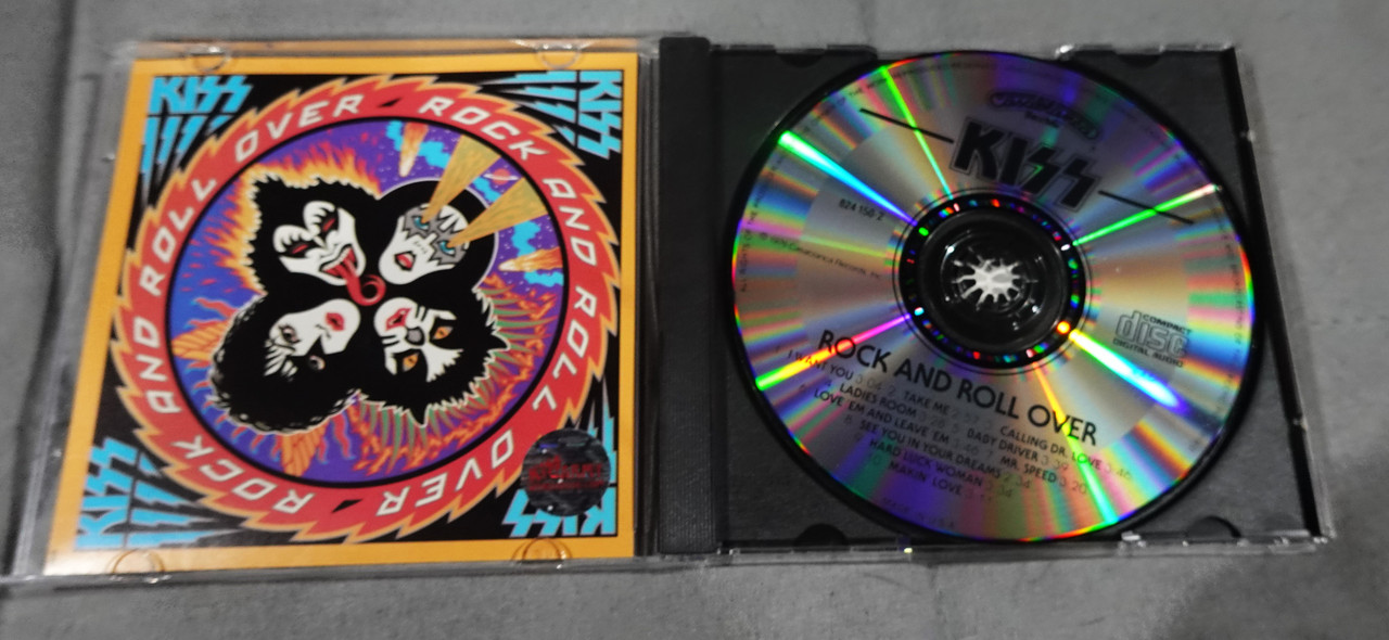 Ace Frehley Signed Rock and Roll Over CD KISS