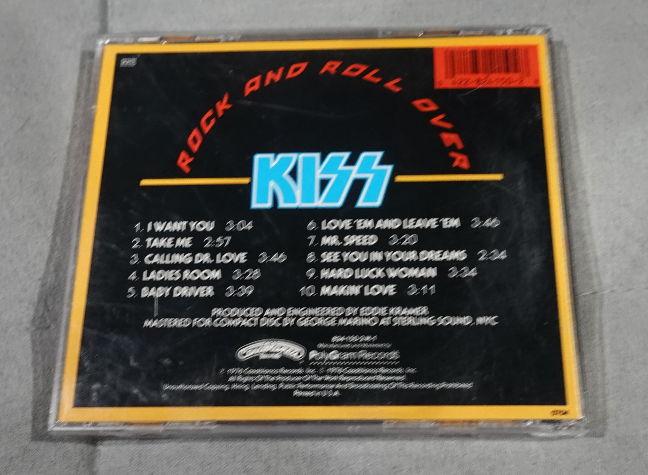 KISS Rock and Roll Over サイン入りCD Ace Frehley Signed Rock and