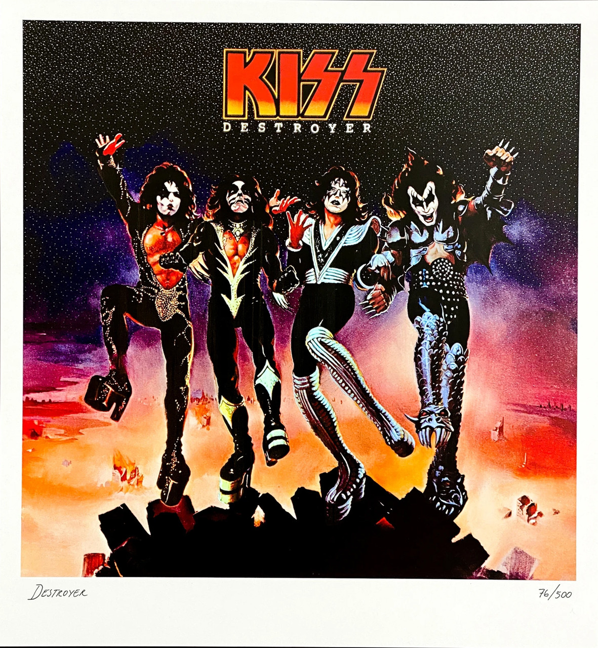 KISS DESTROYER FOIL LITHOGRAPH