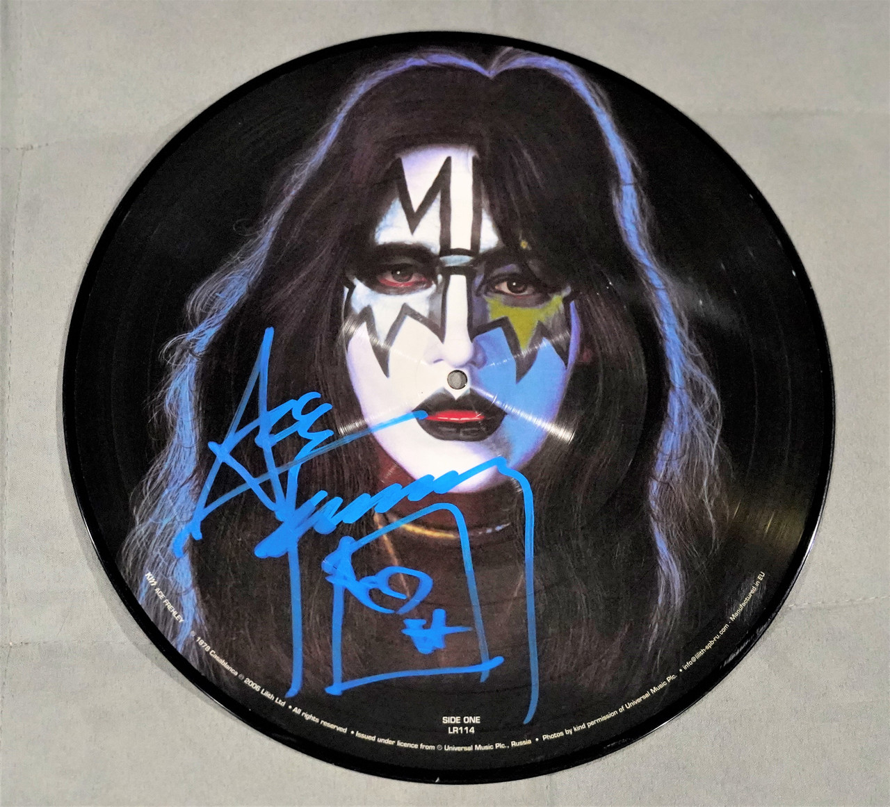 Ace Frehley signed autographed solo album COA hologram main image 0