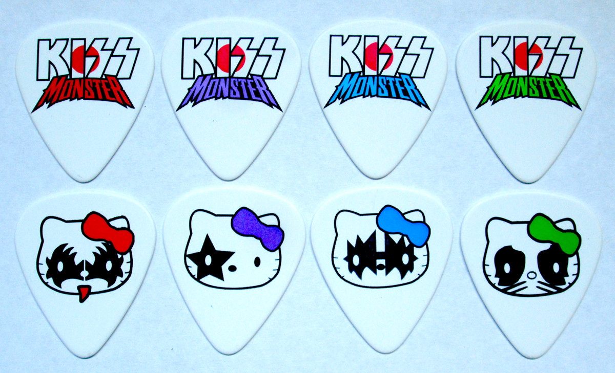 KISS Hello Kitty Japan Monster Tour Guitar Pick Set