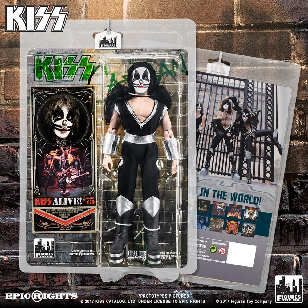 KISS 8 Inch Action Figures Alive Re-Issue Series