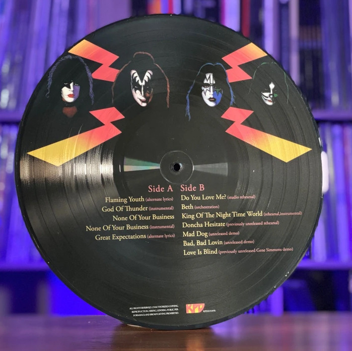 KISS サイン入り LP DESTROYER 再生確認済 KISS サイン入り LP