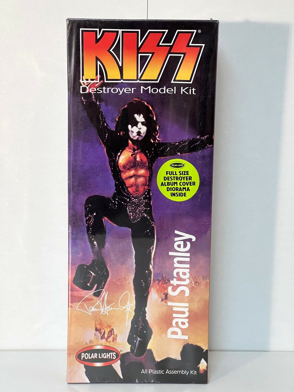 Paul Stanley Destroyer Polar Lights Model Kit Long Box