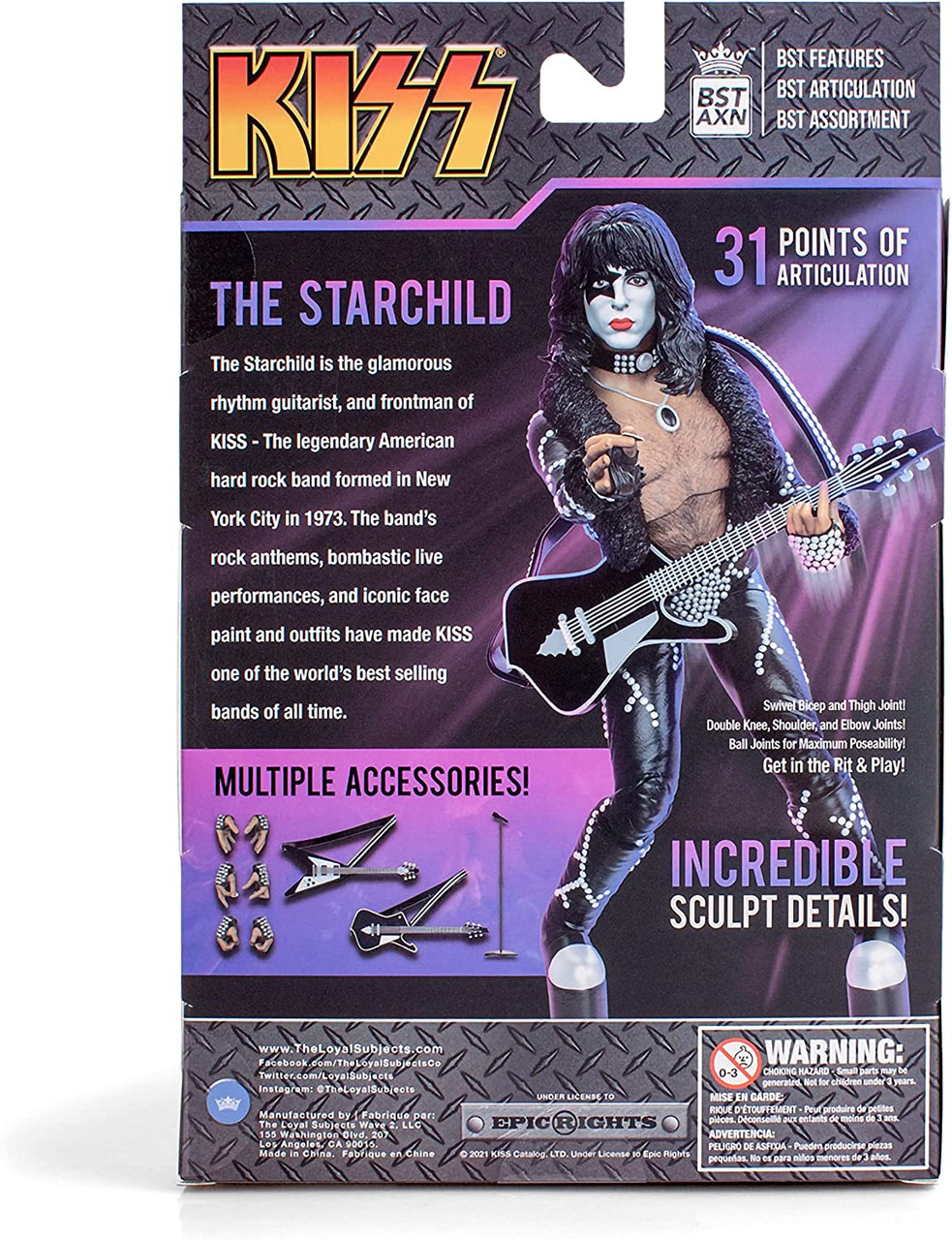 希少KISS STARCHILD マクファーレン フィギュア ポール・スタンレー キッス KISS ポール・スタンレー フィギュア 2002 | ROCK ECHOES