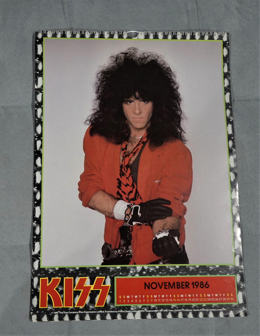KISS1979カレンダー 1986 KISS Calendar