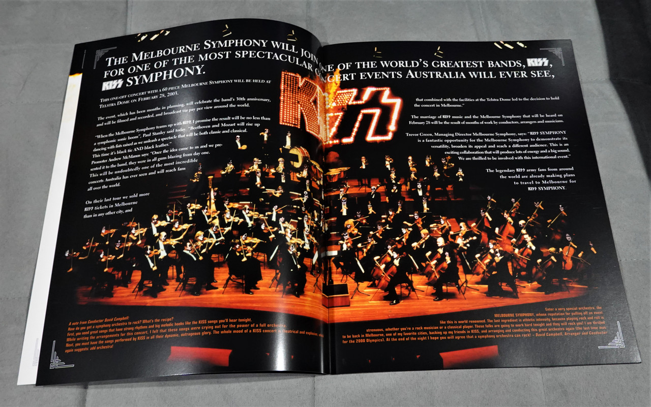 KISS Symphony Program Tourbook