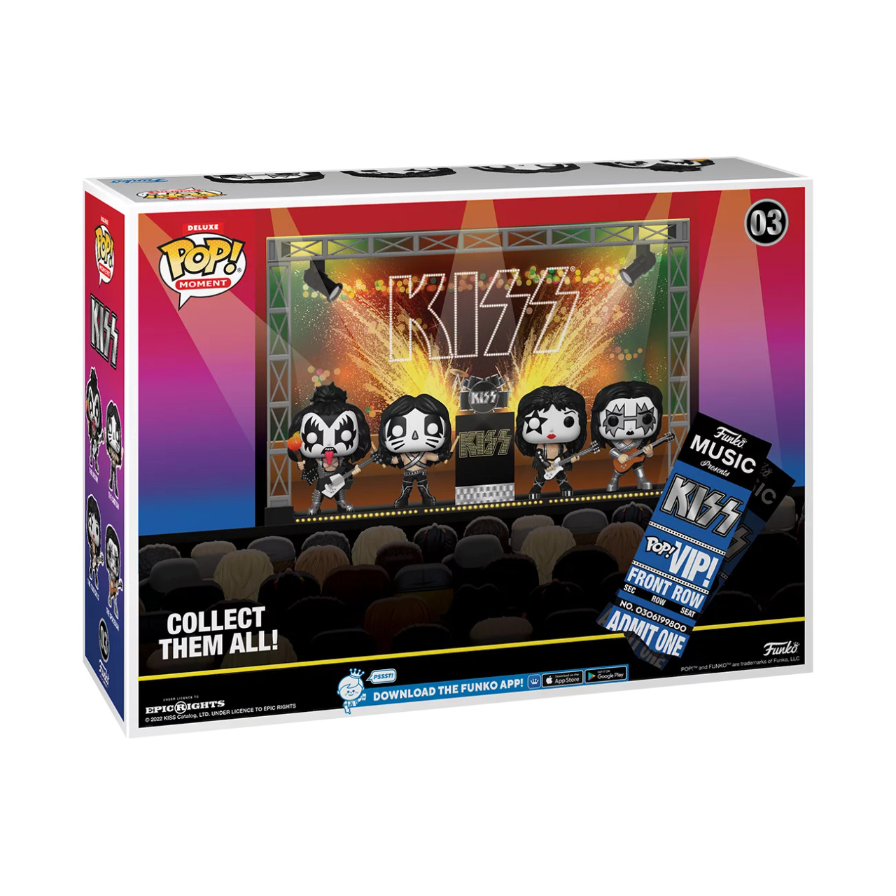 Funko Pop! Moment Deluxe: Kiss' Alive II Tour in 1978 Vinyl