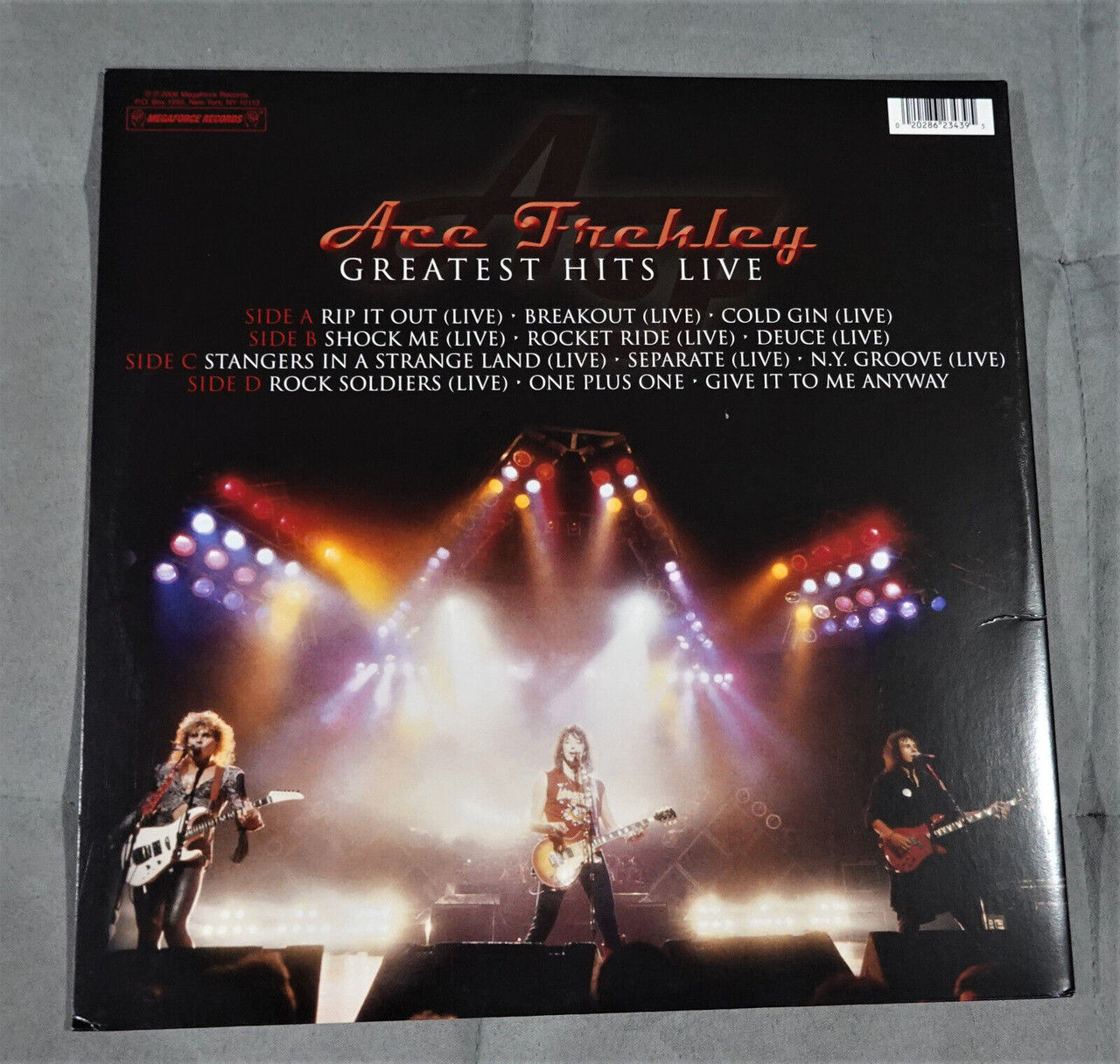 FREHLEYS COMET SIGNED Greatest Hits Live Double LP Dark Blue Ace
