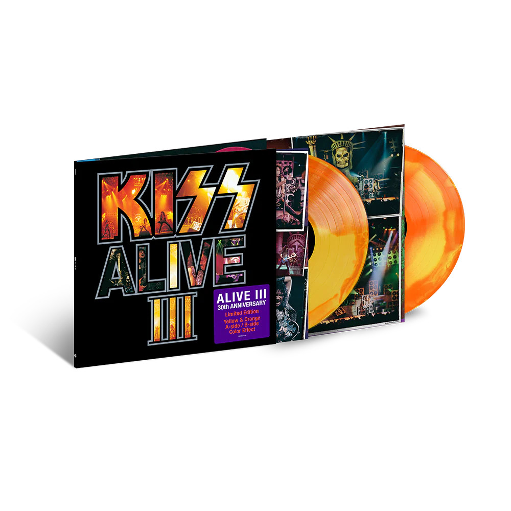 KISS 30th Anniversary Alive III Premium 2LP Color Vinyl