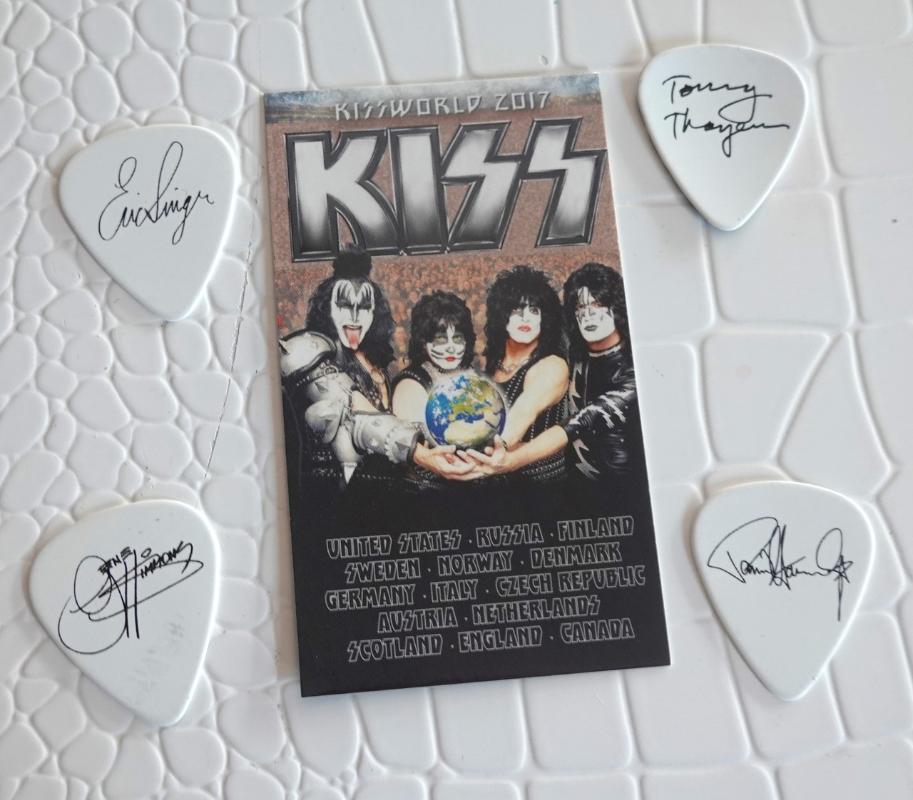 KISS キッス 2011年 ギターピック KISS キッス エース・フレーリー