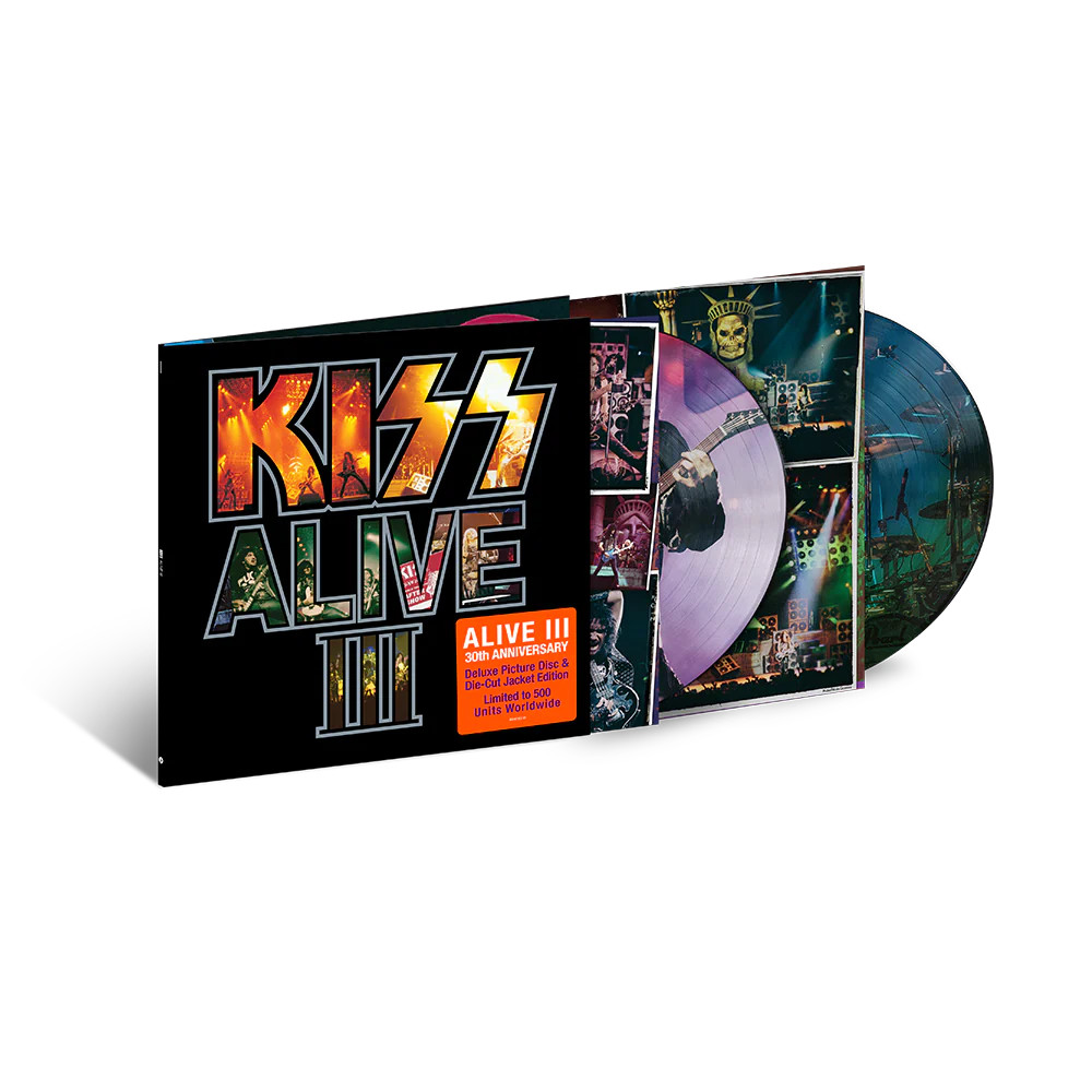 KISS 30th Anniversary Alive III Deluxe Bundle Picture Disc