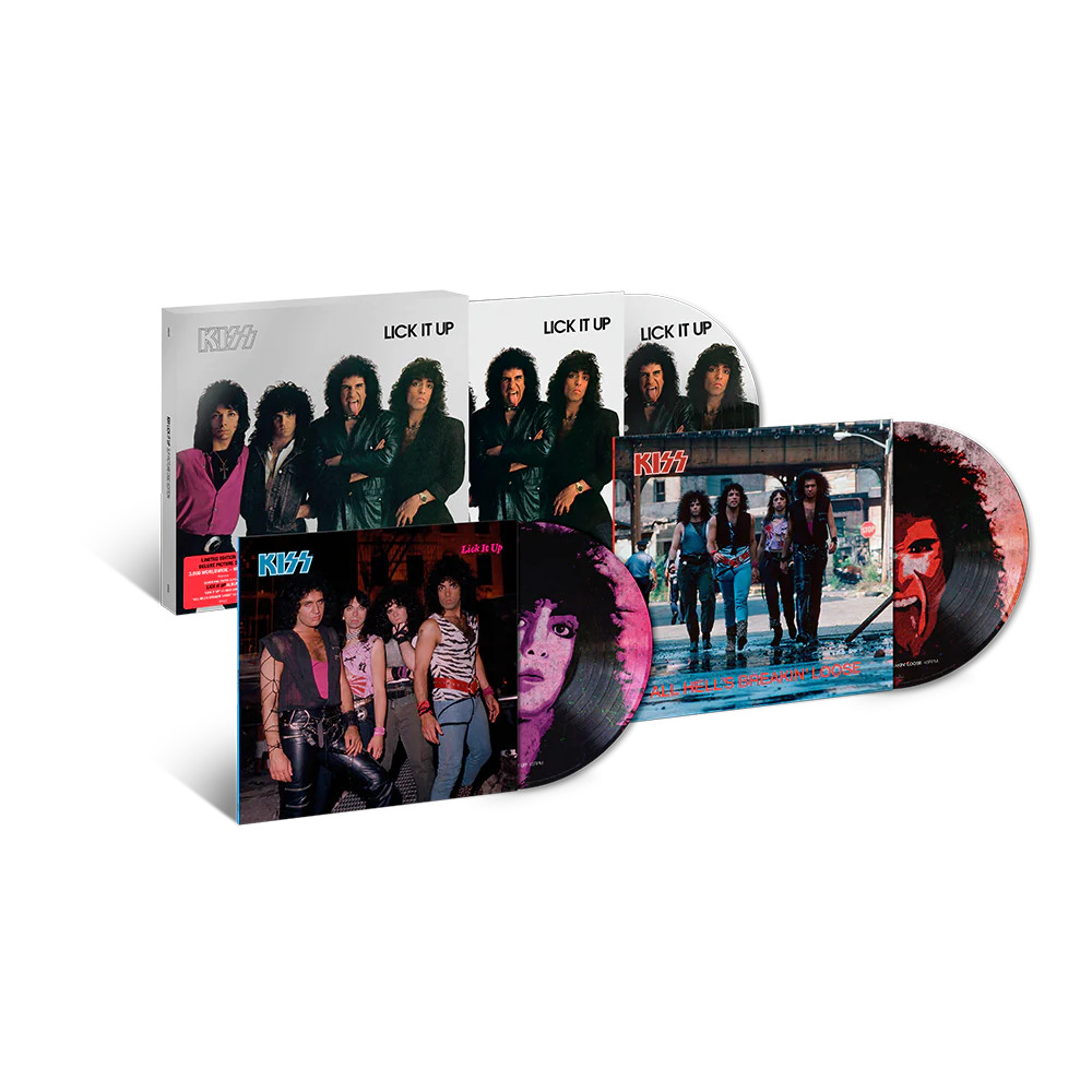 KISS Lick It Up Limited Edition 40th Anniversary 3LP Picture Disc