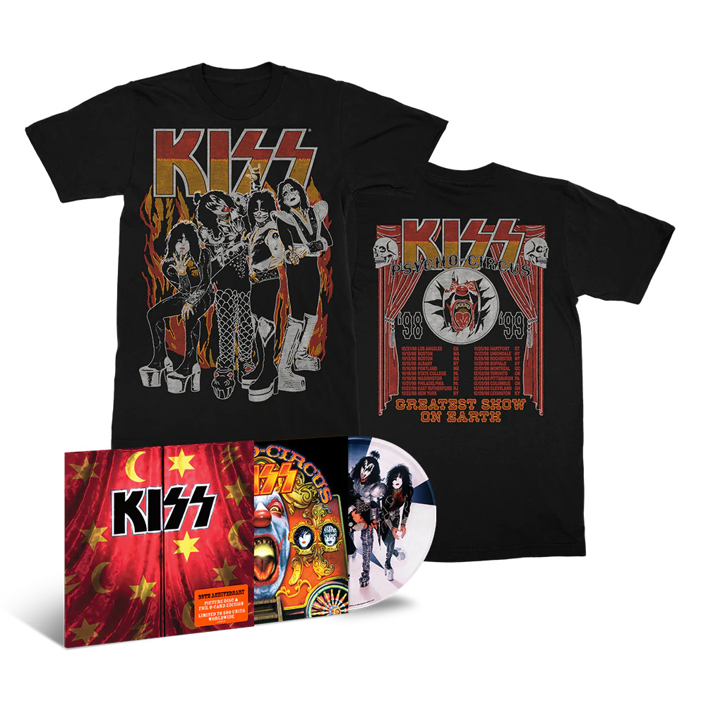KISS Psycho Circus Limited Edition Picture Disc LP Bundle