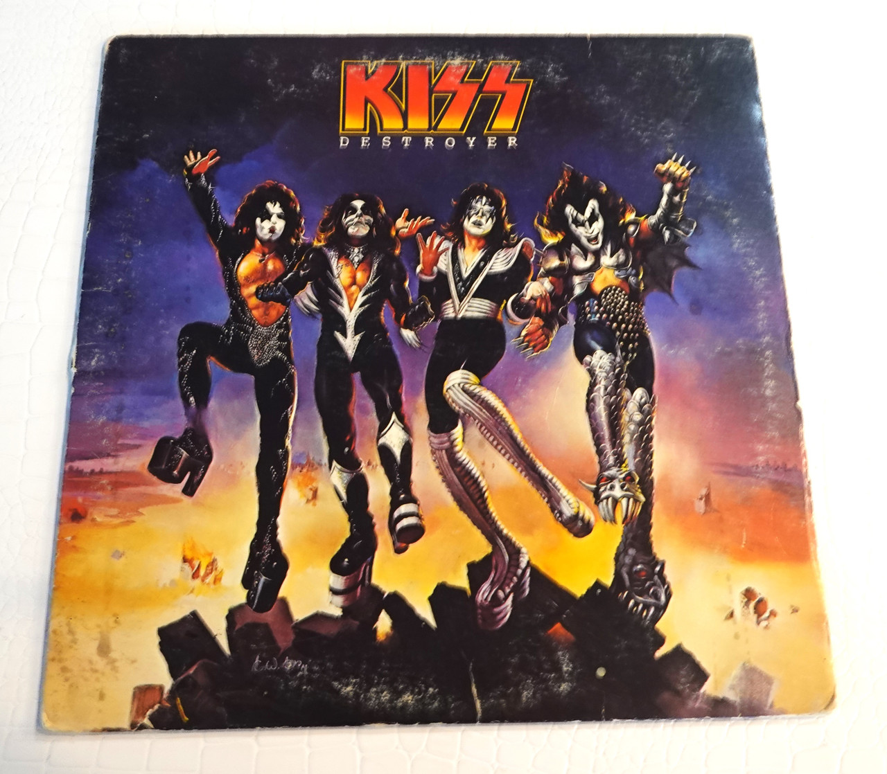 KISS Destroyer LP 1976 NBLP 7025 Camels Label