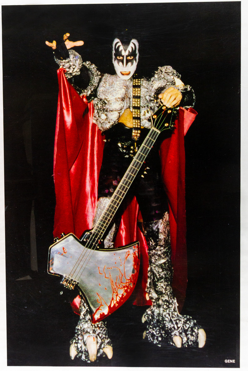 KISS Gene Simmons Vintage Poster 1979 Viewmaster